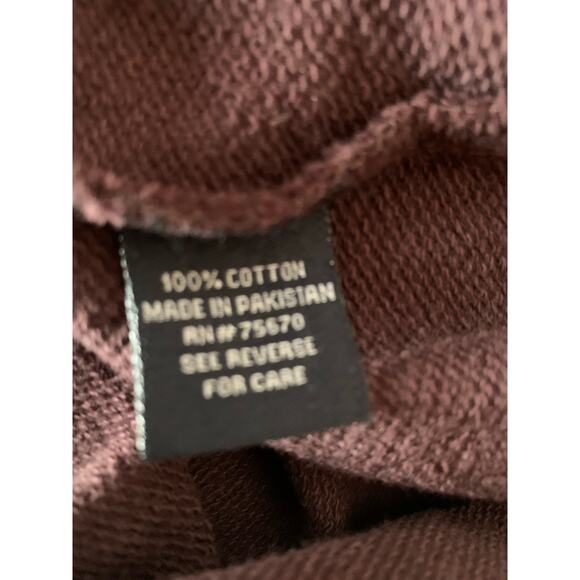 MBX 1/4 zip pullover size XXL wine color NWT 100% cotton - Picture 5 of 9